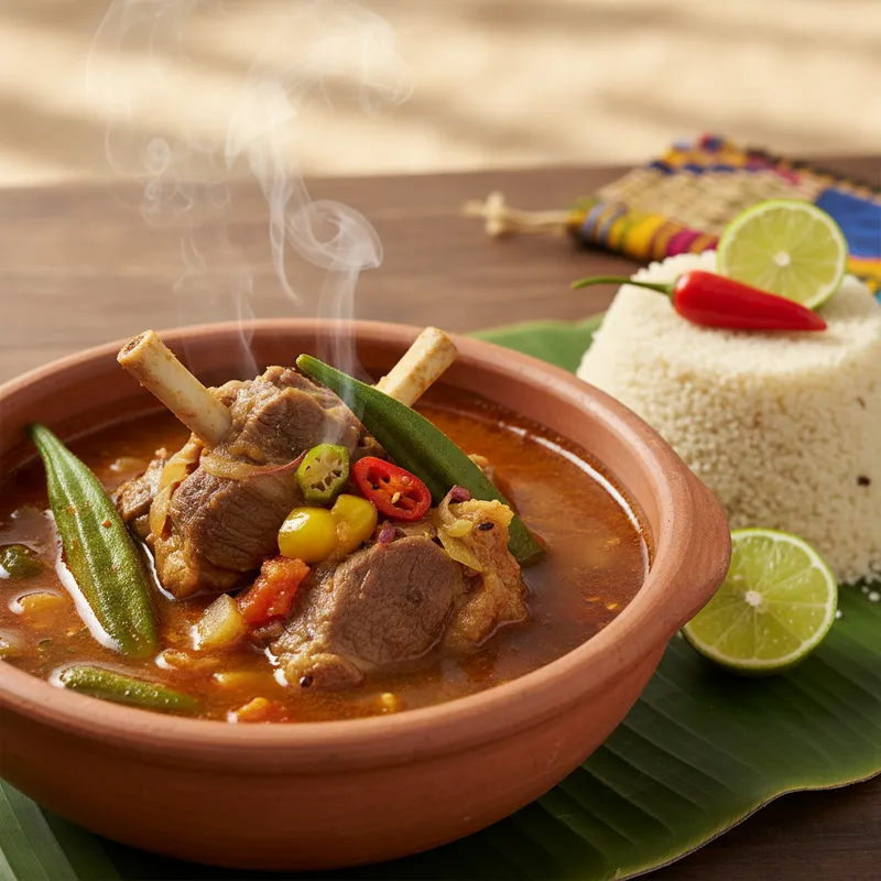 Riz  Soupe de mouton
