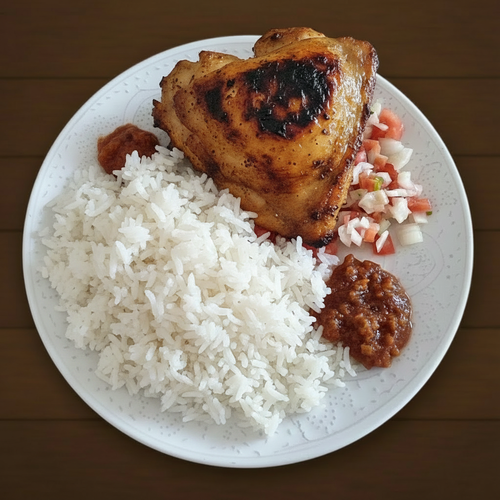 Riz 1/4 de Poulet