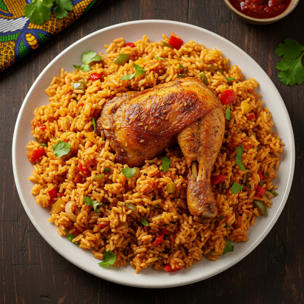 Riz gras poulet